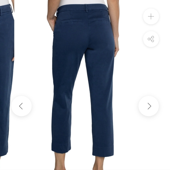 🌸 Liverpool Kelsey Twill Trouser Size 4 NWT STITCH FIX - Picture 10 of 10